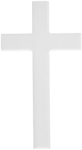 BESTOYARD White Wall Cross for Home Church Decor