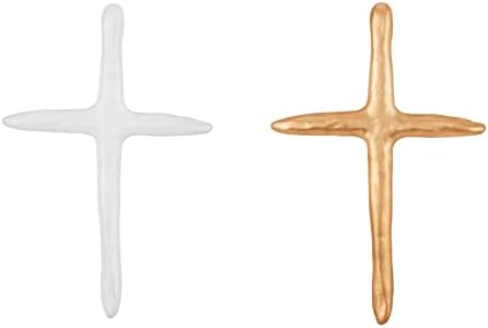 Mud Pie Gold Decorative Cross Sitter 10x65