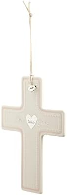 DEMDACO Bless This Child Pink Wall Cross 75x55 Inch