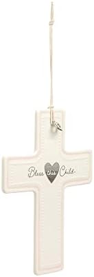 DEMDACO Bless This Child Pink Wall Cross 75x55 Inch