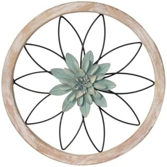 Retro Wall Sculpture Sign Green Decor