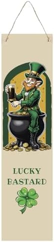 Mintytees Lucky Bastard St Patricks Day Wall Art
