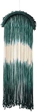 Flber Boho Macrame Wall Hanging Green Decor