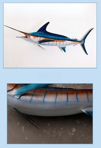 Fengshui Caishen Marlin Fish Wall Decor
