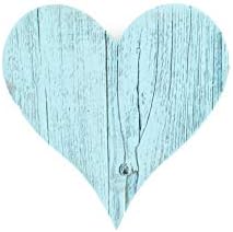 Rustic Farmhouse Wood Heart Wall Decor 6 Inch