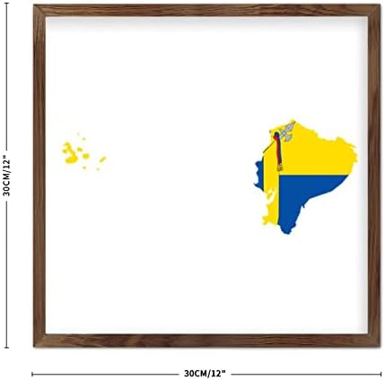 Ecuador Wood Wall Sign 7 Inch Rustic Decor