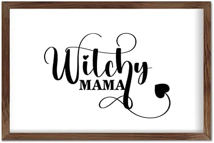 Christmas Farmhouse Decor Witchy Mama Wall Sign 8x12