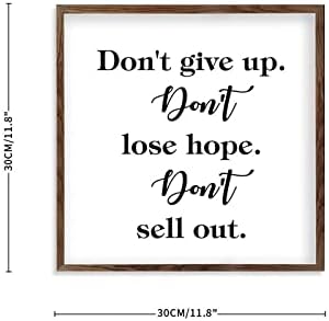 Wood Plaque Sign Motivational Wall Art 12x12