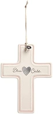 DEMDACO Bless This Child Pink Wall Cross 75x55 Inch