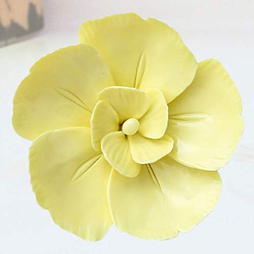 BESPORTBLE 3D Ceramic Phalaenopsis Wall Decor