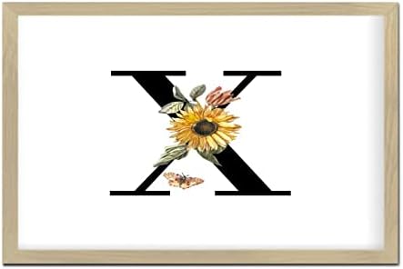 Nintydays Farmhouse Wood Framed Printed Sign X Wall Decor 8x12
