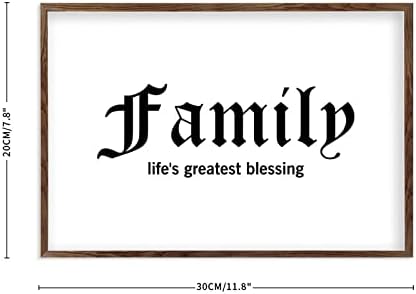 Rustic Wooden Plaque Sign with Sayings 8x12