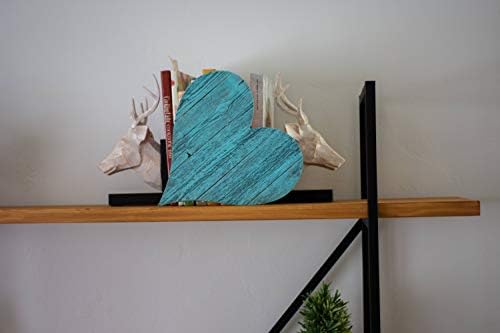 Rustic Farmhouse Wood Heart Wall Decor 6 Inch
