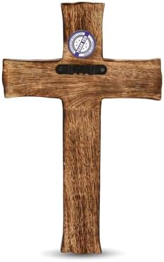 Mahasu Cross Mango Wood Handmade Wall Decor