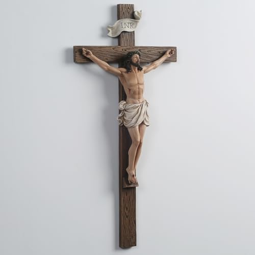 Grace4Joy 9 Inch Wall Cross for Catholic Home Decor