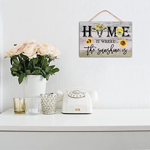 Wooden Cow Wall Decor Sign 8x12 Inch Farmhouse Style