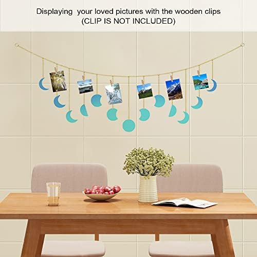 Smartmak Moon Phase Wall Hanging Art Ornaments