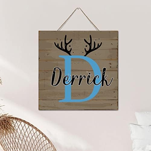 Funny Home Decor Wooden Plaque Sign with Custom Family Name