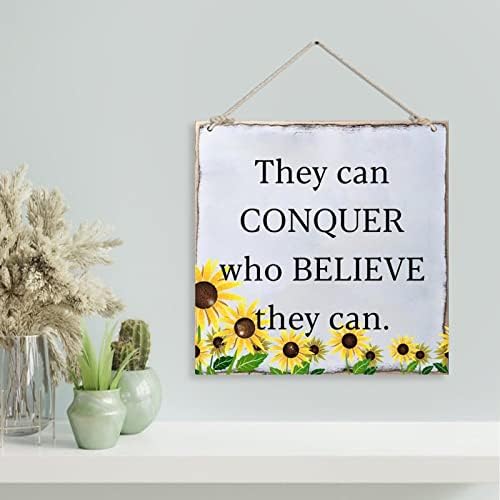 Sunflower Signs for Home Decor Inspirational Wall Art