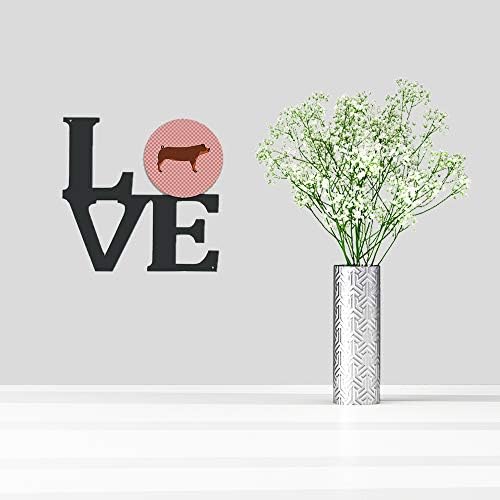 Carolines Treasures LOVE Metal Wall Artwork