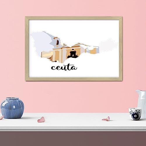 Modern Framed Wooden Sign for Home Decor