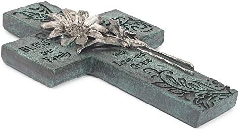 Dicksons Bless Our Family Wall Cross 10 Inch Decorative