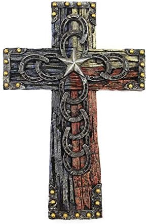 Comfy Hour 9 Resin Wall Cross - Faith Hope Decor