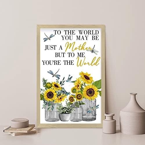 Sunflower Decorative Wood Sign for Bedroom and Nursery