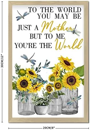 Sunflower Decorative Wood Sign for Bedroom and Nursery