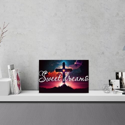 Personalized Wood Plank Hanging Sign Sweet Dreams Custom Wall Art