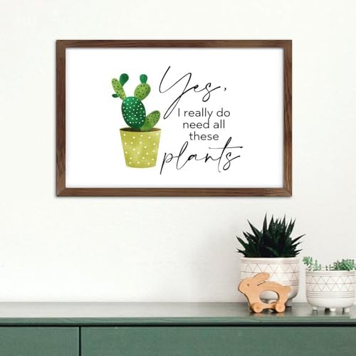 Rustic Decor Wooden Wall Sign with Funny Garden Quotes