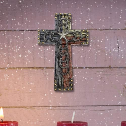 Comfy Hour 9 Resin Wall Cross - Faith Hope Decor