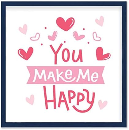 Wooden Valentines Day Sign 12x12 Inches Rustic Wall Decor