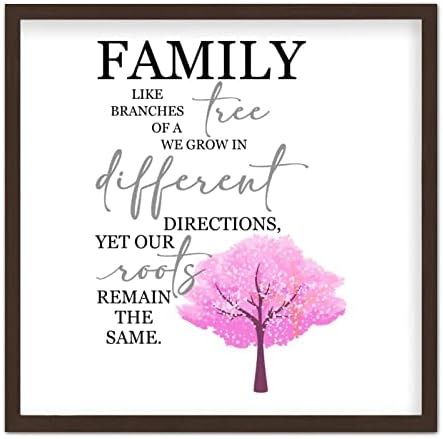 Modern Framed Wood Pallet Tree Branch Wall Art Sign