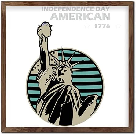 Statue of Liberty 4th of July Wall Decor Sign