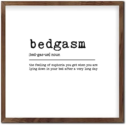 Personalized Framed Wall Art Sign 12x12in Wood Decor