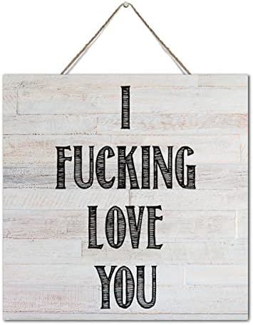 Autravelco Rustic Wall Art 12x12 Inch Wooden Sign