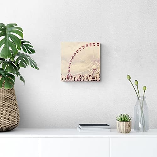 Paris Parfait Wood Plaque 12x12 Wall Hanging