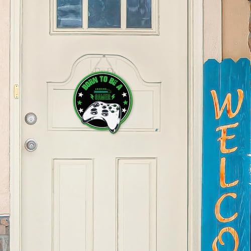 MOTERMATE Gaming Room Sign Decor 12x12 Inch