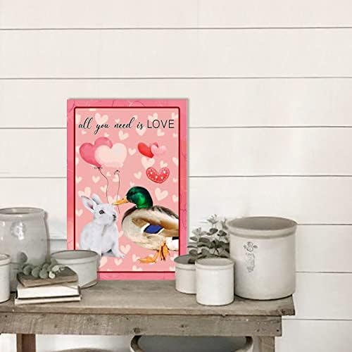 Wood Plaques All You Need is Love Door Sign Wall Hanging