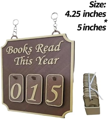 Personalized Hanging Bookshelf Decor Sign for Book Lovers