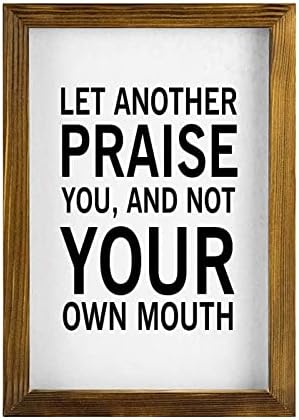 Elvoes Rustic Farmhouse Wall Decor Sign 8x12