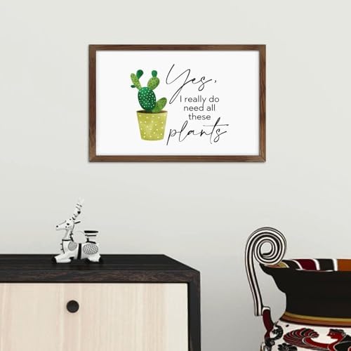Rustic Decor Wooden Wall Sign with Funny Garden Quotes