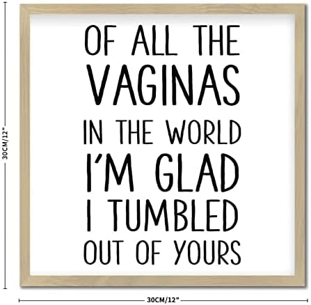 Inspirational Quote Wall Decor Sign 12x12 Inch
