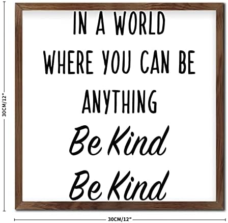 Encouragement Motivational Wooden Wall Sign 12x12in