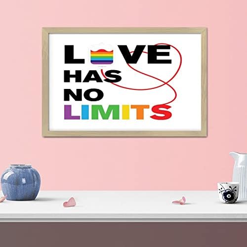 Love Has No Limits Wooden Wall Decor Sign 8x12in
