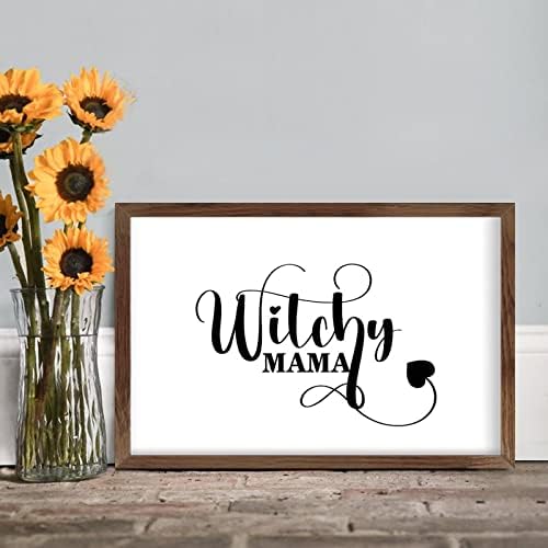 Christmas Farmhouse Decor Witchy Mama Wall Sign 8x12