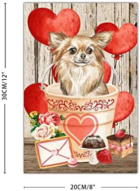Wooden Heart Wedding Sign 8x12in Rustic Decor Plaque