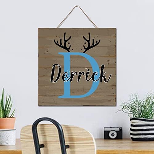 Funny Home Decor Wooden Plaque Sign with Custom Family Name