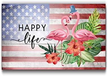 American Patriotic Memorial Day Wooden Plaque 12x16in
